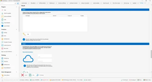 General settings and retention policies